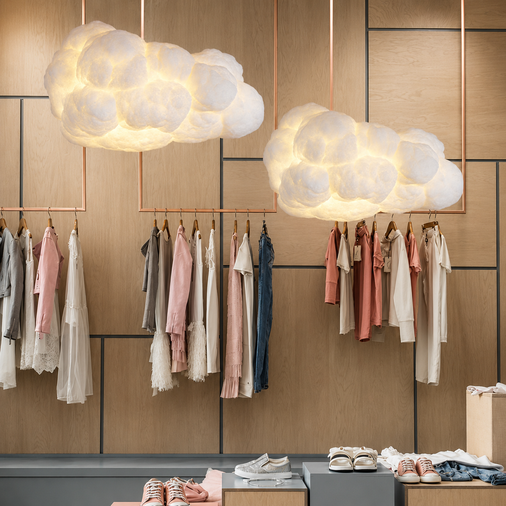 White Cloud Pendelleuchte für die Decke moderner Kronleuchterstil | Temsk