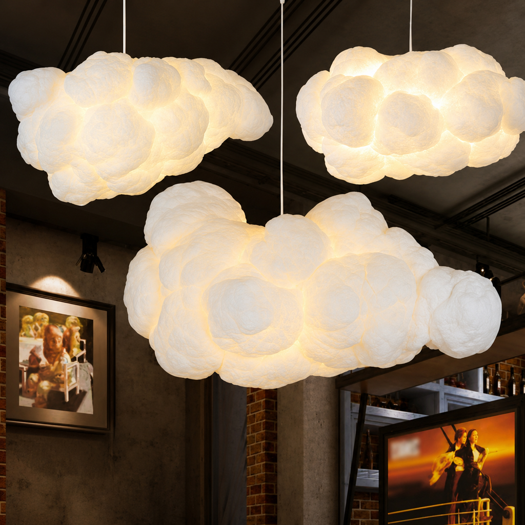 White Cloud Pendelleuchte für die Decke moderner Kronleuchterstil | Temsk