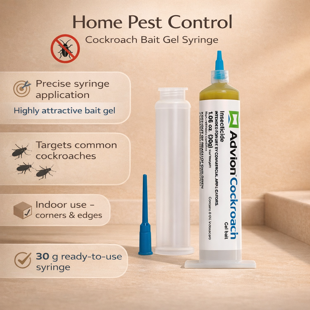 Indoor Cockroach Gel Syringe for Effective Pest Control | Temsk