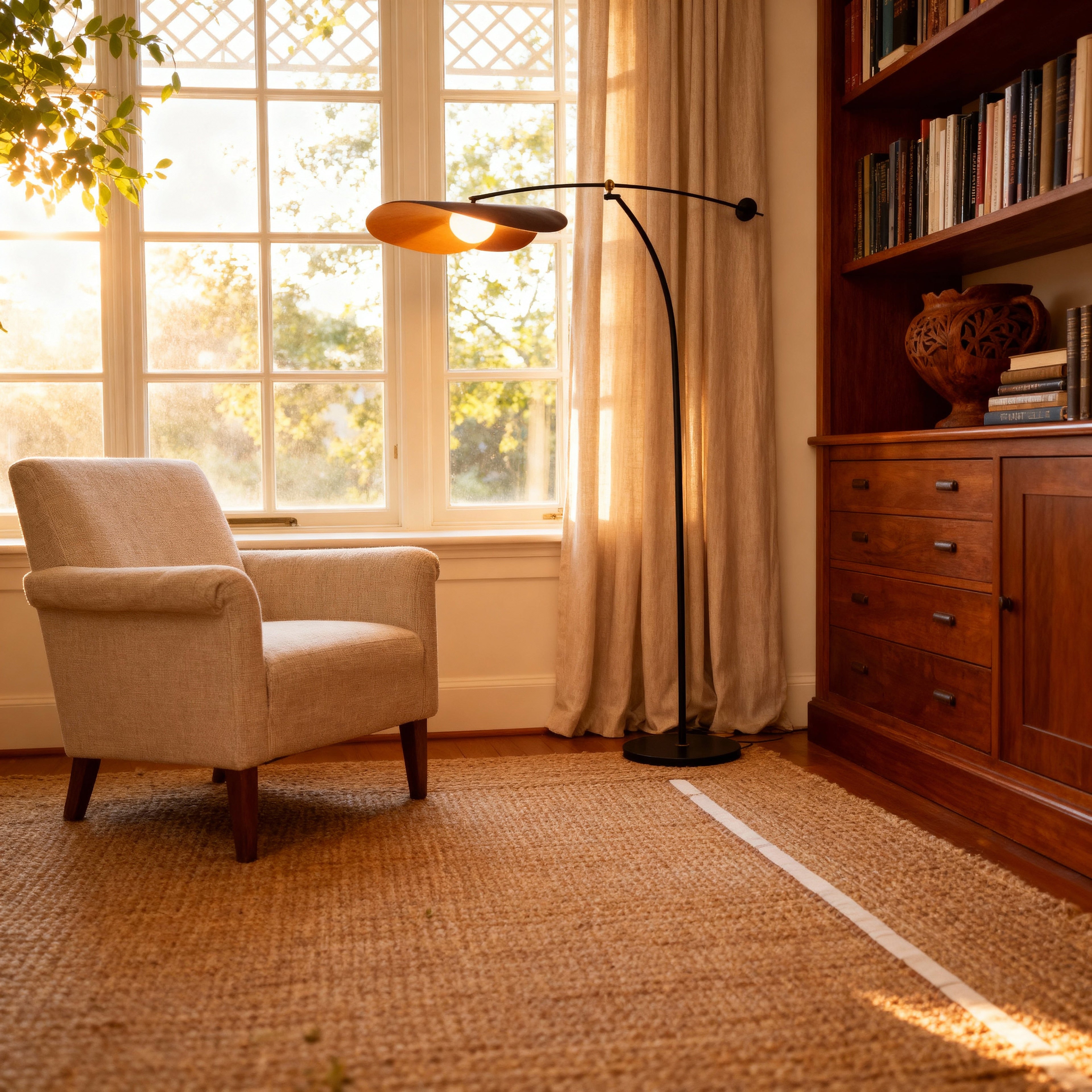 AsterArc Modern Elegant Arc Floor Lamp For Living Room Illumination | Temsk