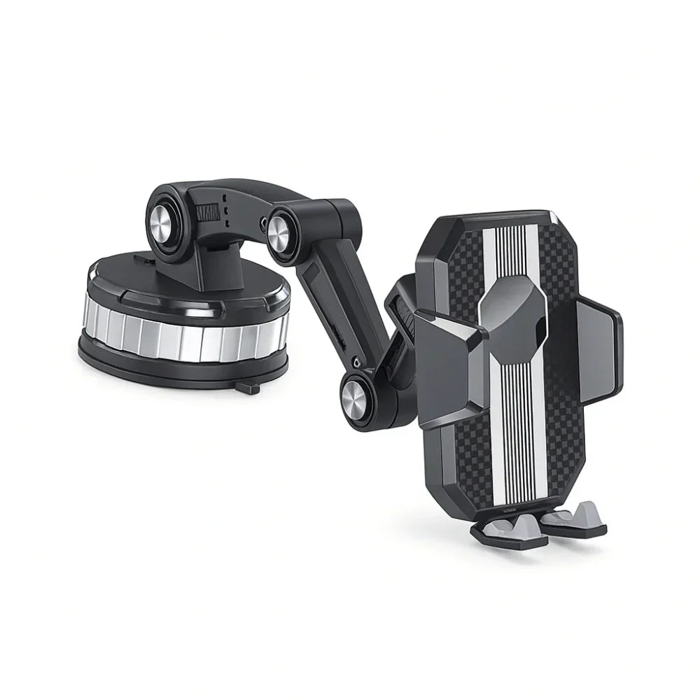 Car Phone Mount With Adjustable Suction Stand For Most Devices | Temsk