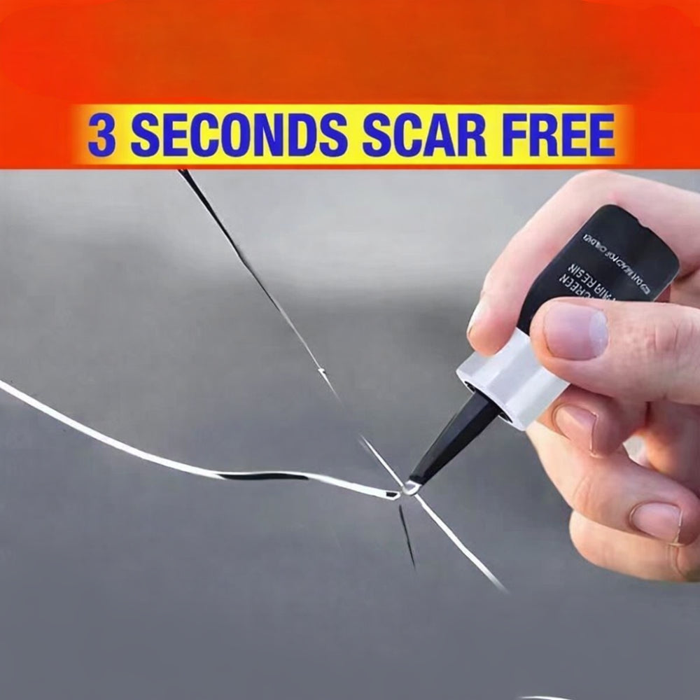 Liquid Glass Crack Repair Kit For Phones With Clear Applicator | Temsk