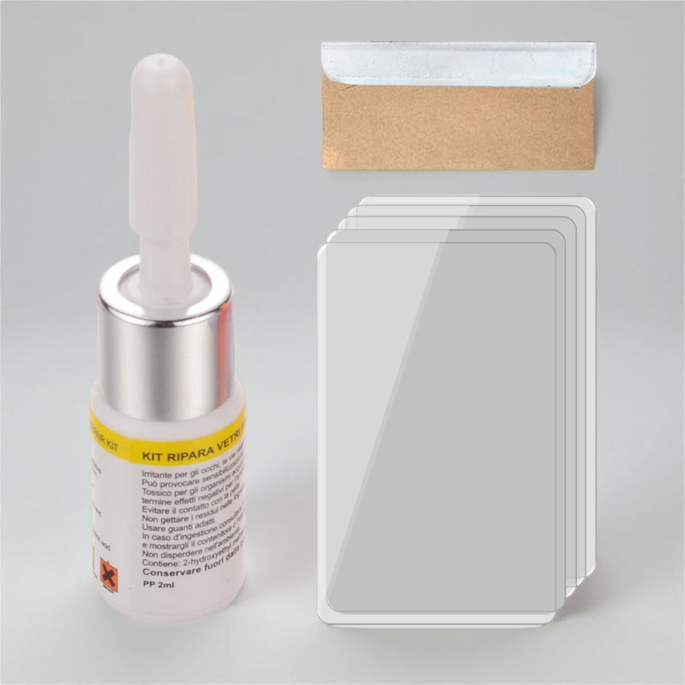 Liquid Glass Crack Repair Kit For Phones With Clear Applicator | Temsk