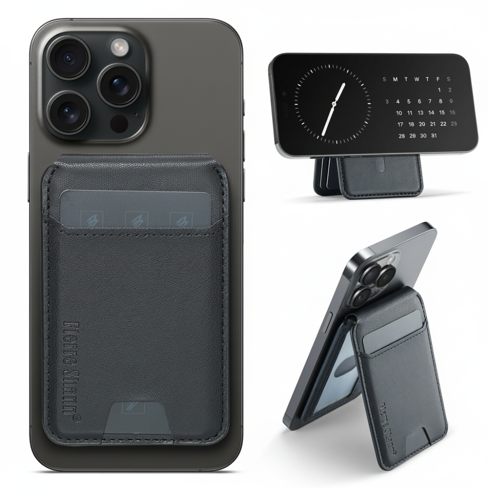 Peněženka na telefon s magnetickým stojánkem a držákem karty Find My | Temsk