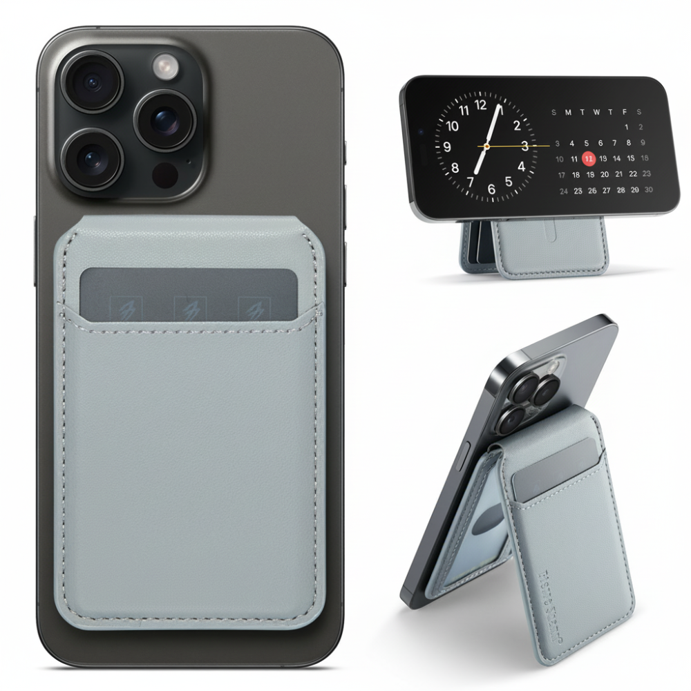 Peněženka na telefon s magnetickým stojánkem a držákem karty Find My | Temsk