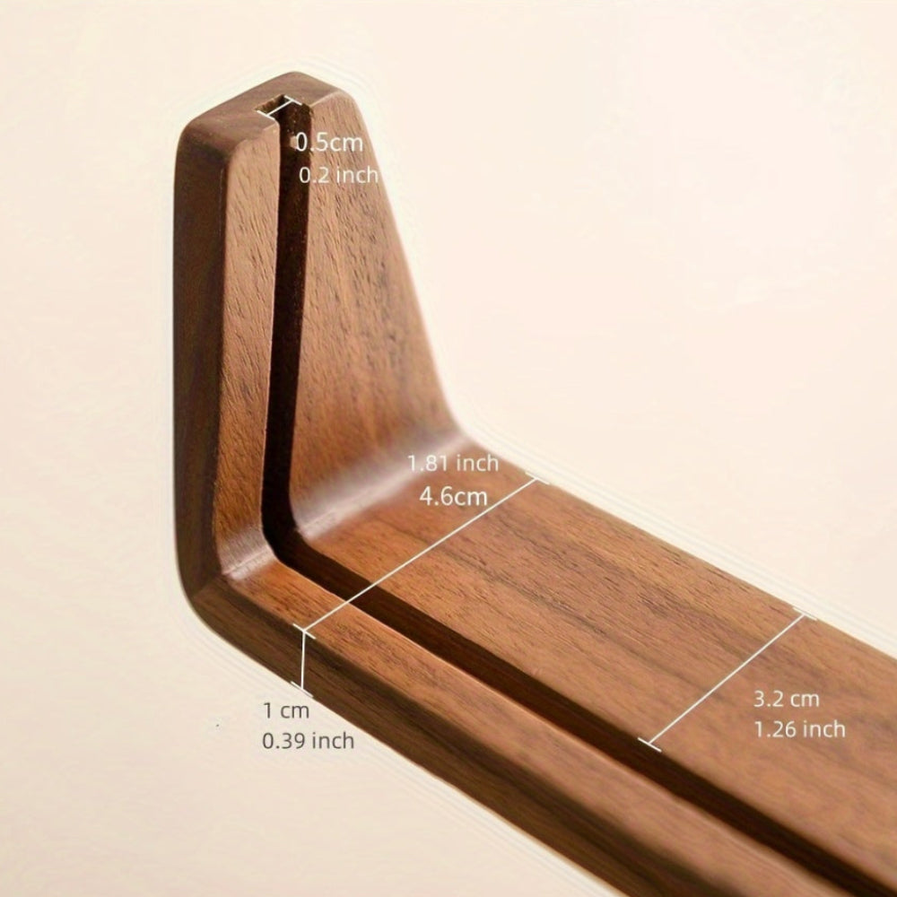Acrylic Photo Frame On Solid Wood Tabletop Display Stand | Temsk
