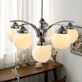 Asteria Pink and White Round Chandelier for Elegant Ambience | Snurv | Temsk