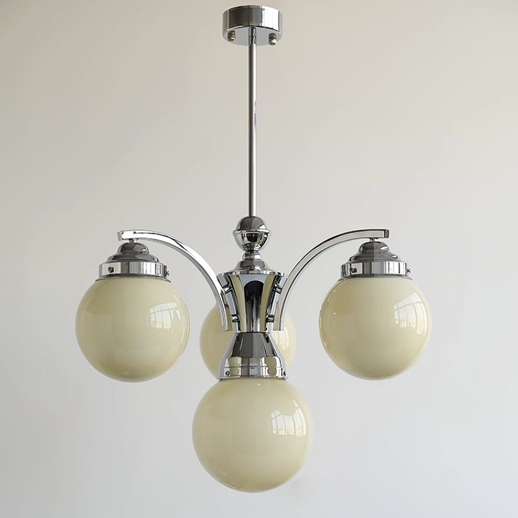 Asteria Pink and White Round Chandelier for Elegant Ambience | Snurv | Temsk