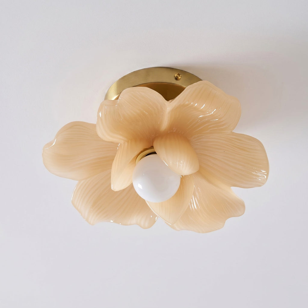 Blossom Resin and Brass Ceiling Light for Bedroom and Hallway | Temsk
