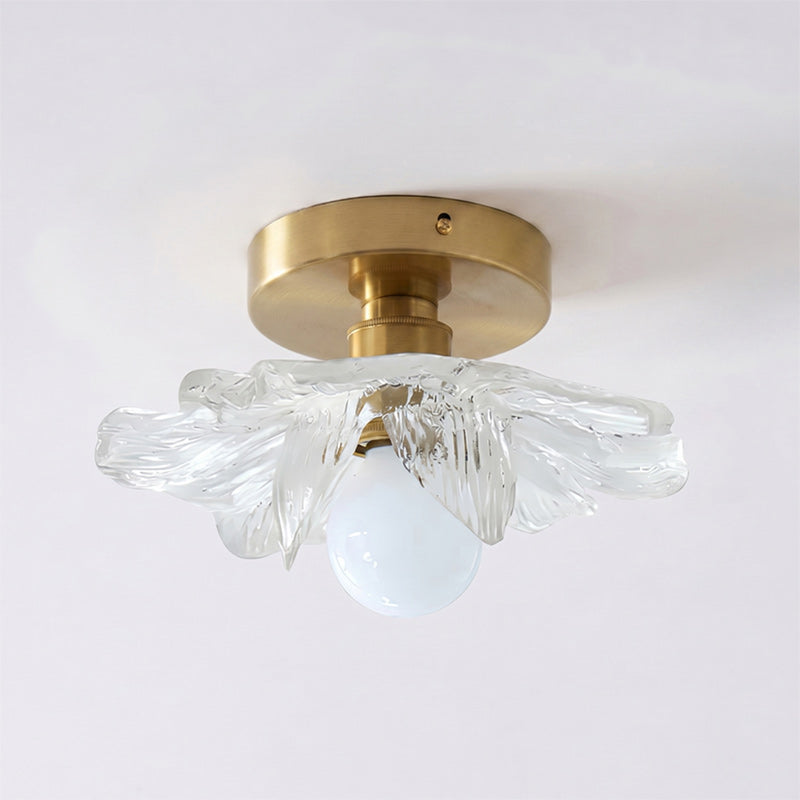 Blossom Resin and Brass Ceiling Light for Bedroom and Hallway | Temsk