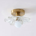 Blossom Resin and Brass Ceiling Light for Bedroom and Hallway | Temsk