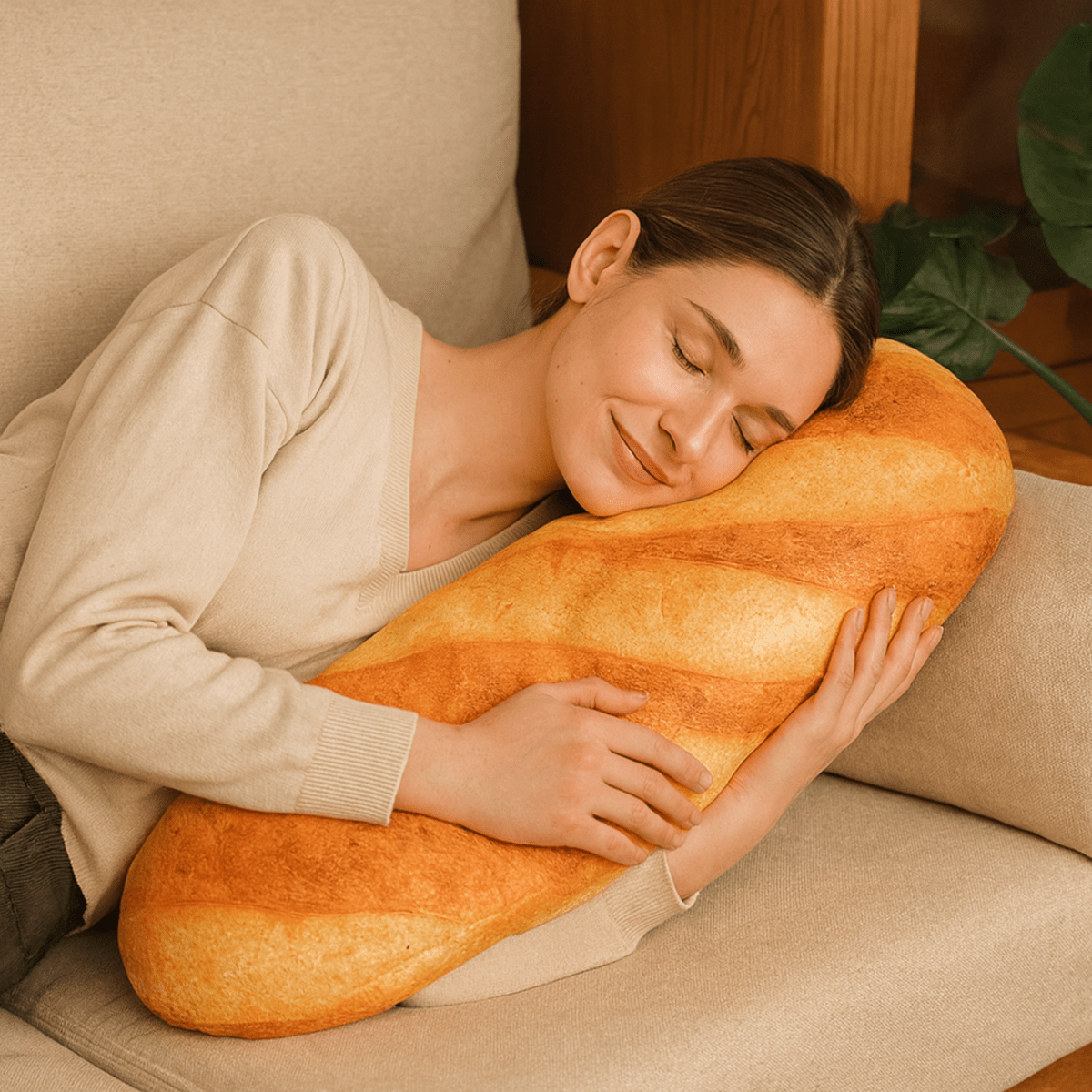 NovaCush Plush Cushion in a Baguette Design for Style and Comfort | Temsk