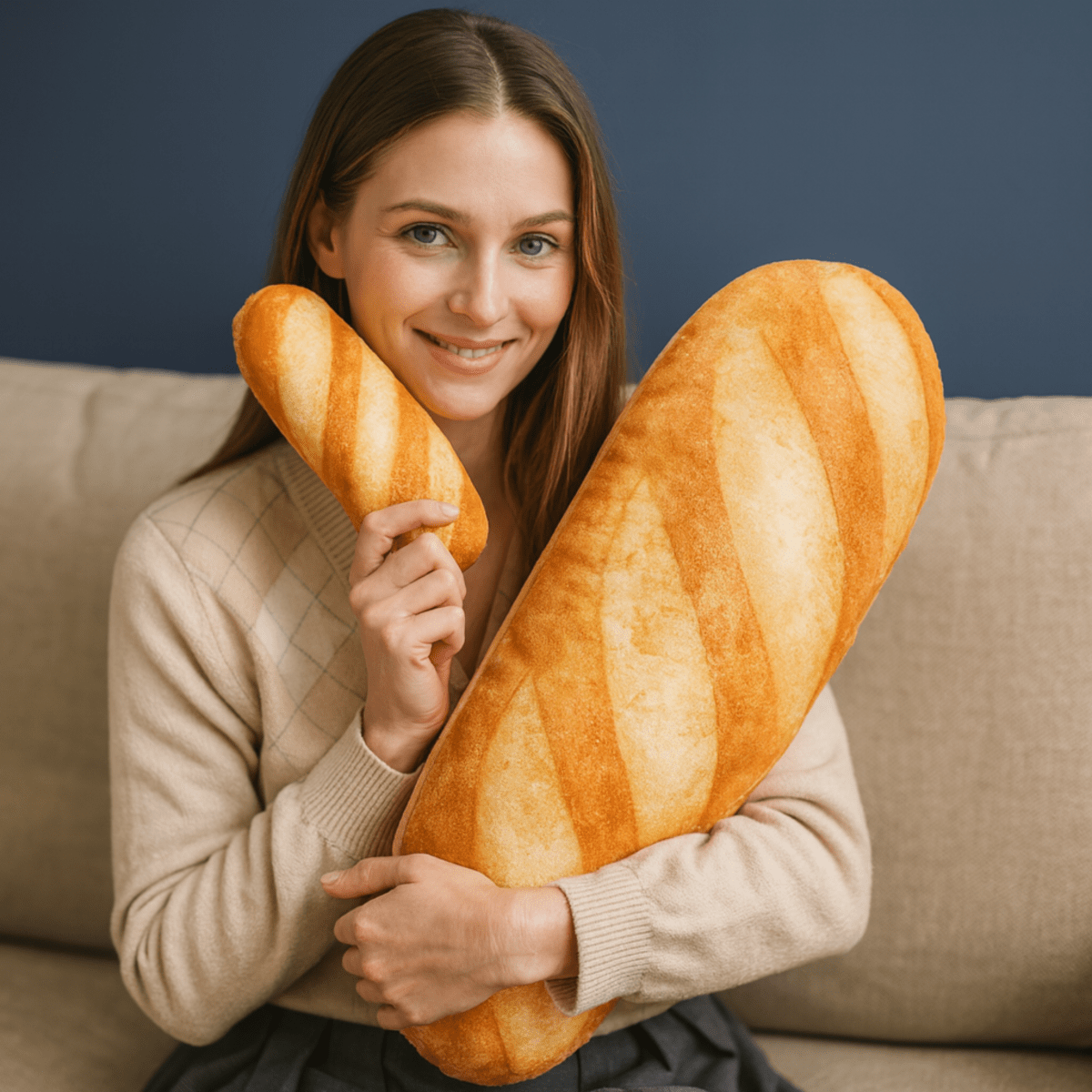 NovaCush Plush Cushion in a Baguette Design for Style and Comfort | Temsk