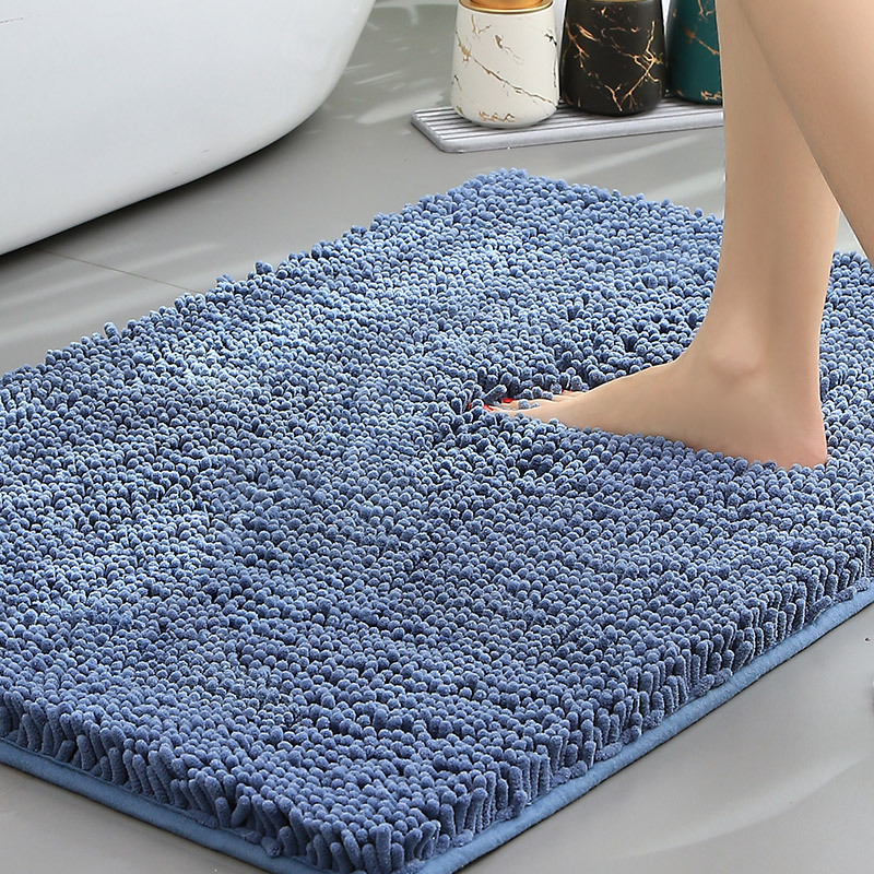 Weicher rutschfester Badematten-Teppich mit flauschigem Chenille und saugfähiger Oberfläche | Temsk