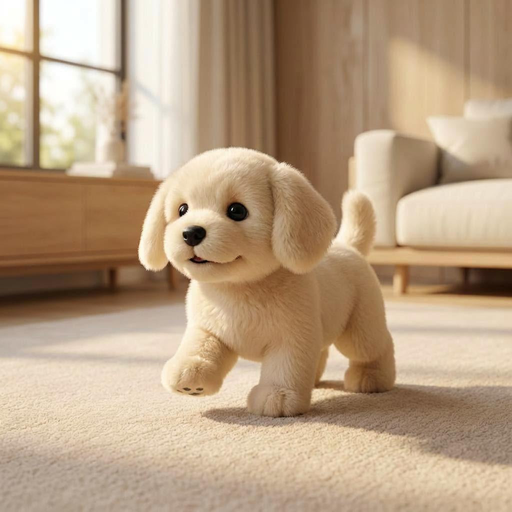 Interactive Plush Puppy Toy With Realistic Movements | Temsk