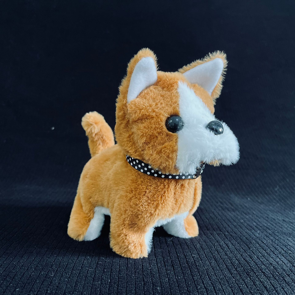 Interactive Plush Robot Puppy With Walking Barking Sounds | Temsk