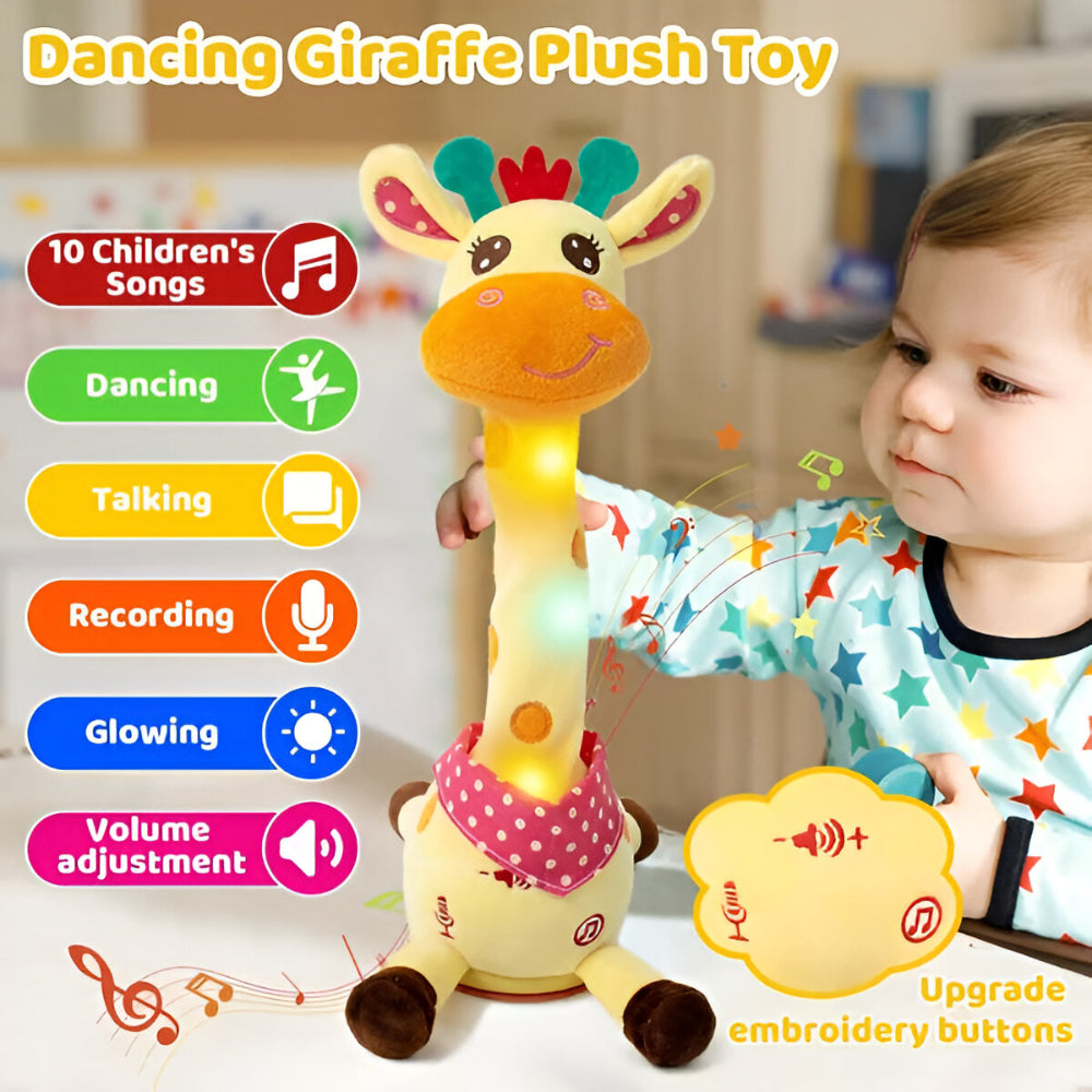 Kids Plush Giraffe Sings Interactive Musical Companion | Temsk