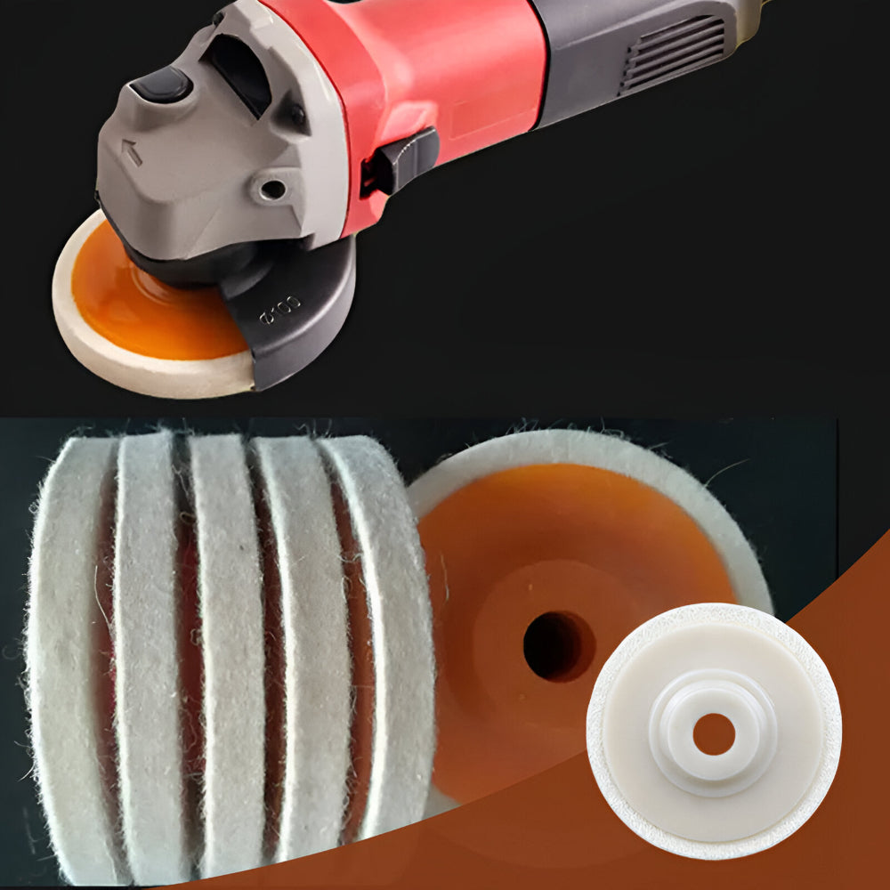 Grinder Felt Polishing Disc Set For Buffing And Surface Finishing | Temsk