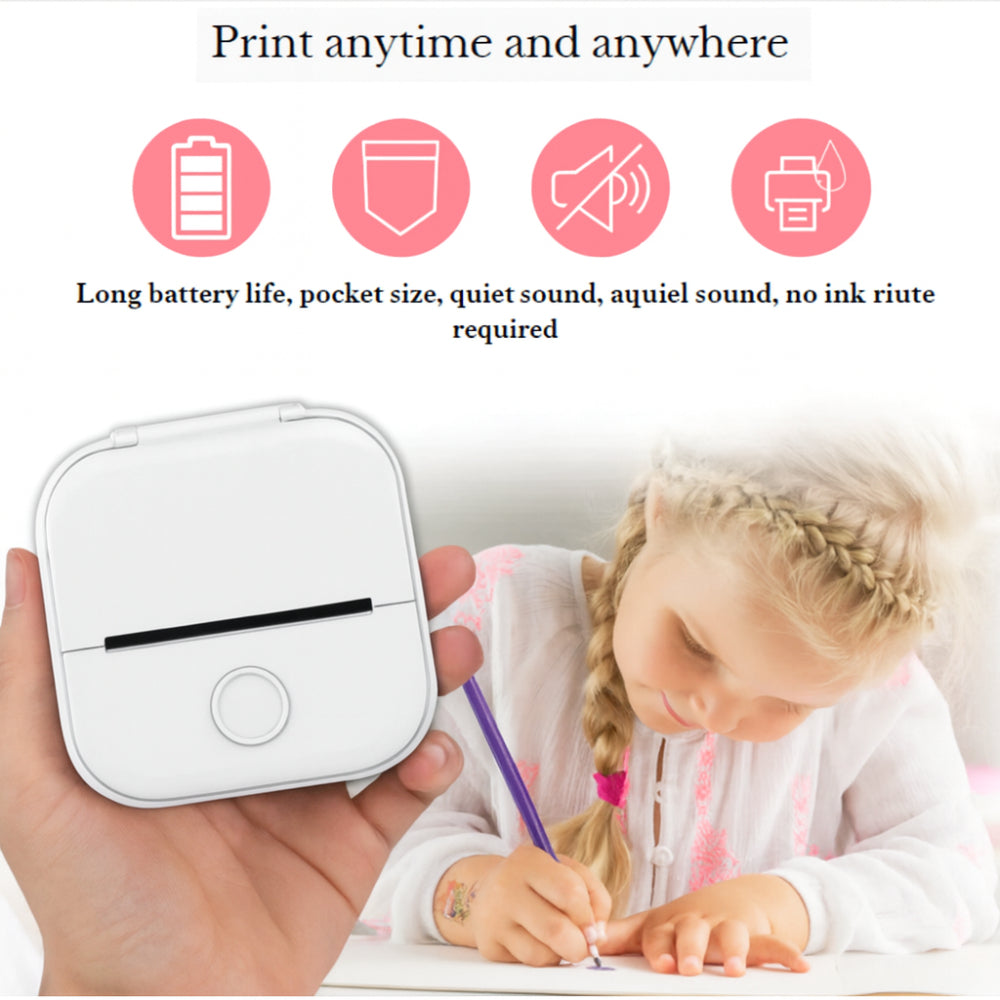 Portable Bluetooth Thermal Printer For Photos And Labels | Temsk