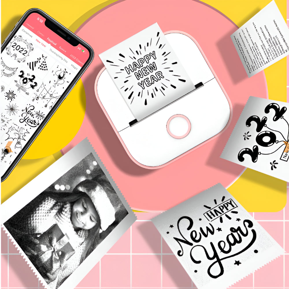 Portable Bluetooth Thermal Printer For Photos And Labels | Temsk