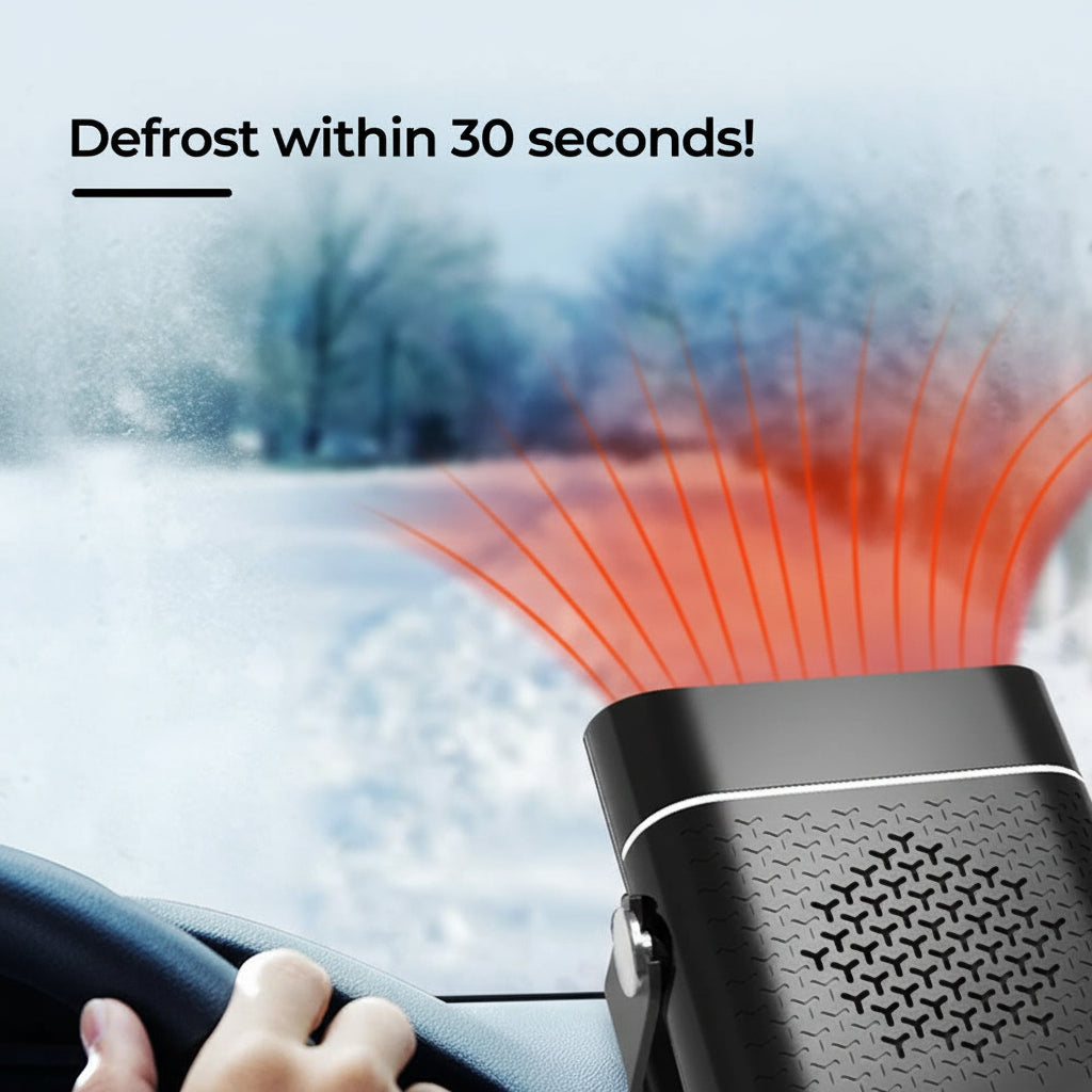 12V Portable Car Heater With Fast Heating And Defroster Fan | Temsk