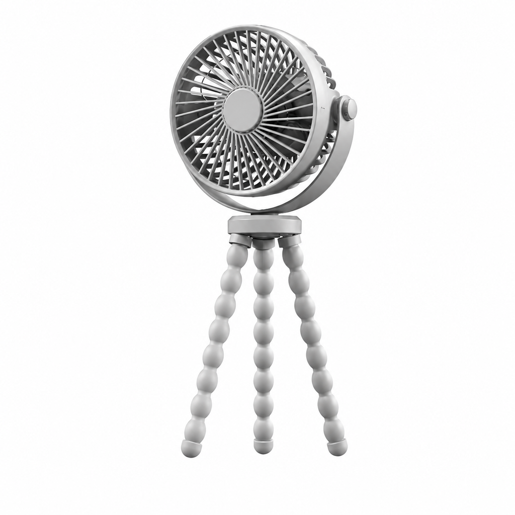 Wiederaufladbarer USB-Clip-Ventilator für den Schreibtisch zur tragbaren Kühlung | Temsk