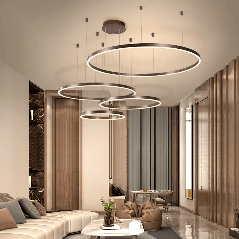 Circular LED Pendant Fixture For Modern Home Interiors | Temsk