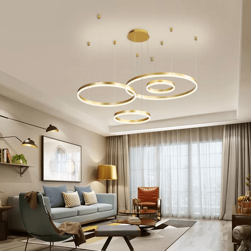 Circular LED Pendant Fixture For Modern Home Interiors | Temsk