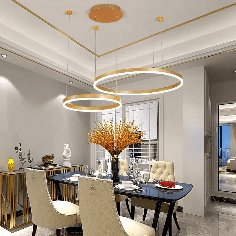 Circular LED Pendant Fixture For Modern Home Interiors | Temsk