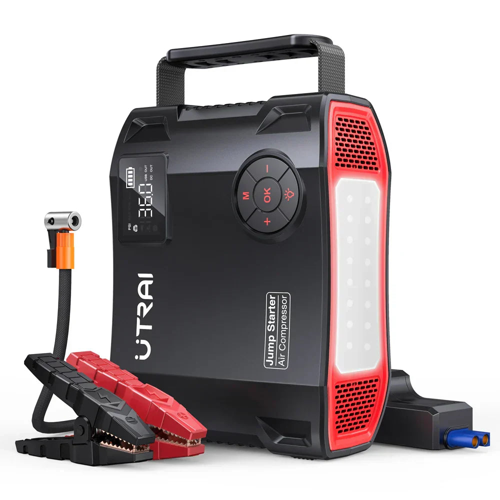 UTRAI 2000A Portable Jump Starter Pack With Power Bank | Temsk