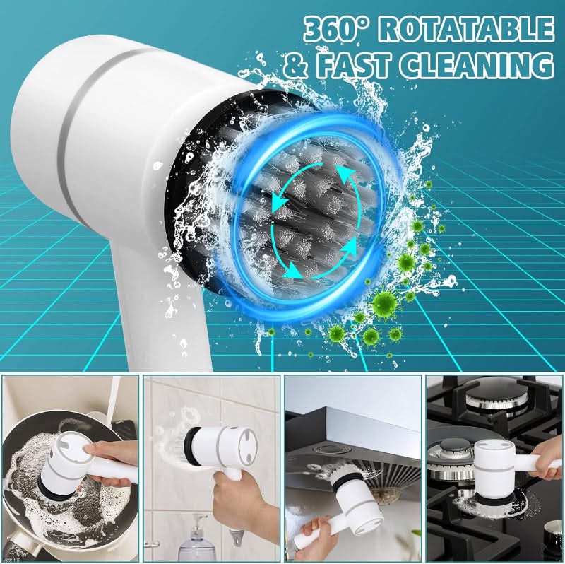 BrightNova Scrub Pro Replaceable Heads For All Surfaces | Temsk
