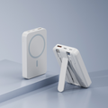 Compact Magnetic Wireless Portable Power Bank With Stand | Temsk