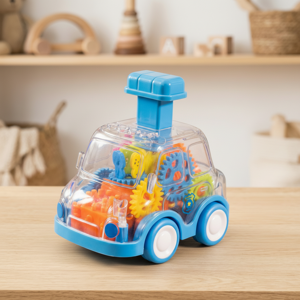 Push And Go Gear Mechanism Colorful Educational Toy Cars For Kids | Temsk