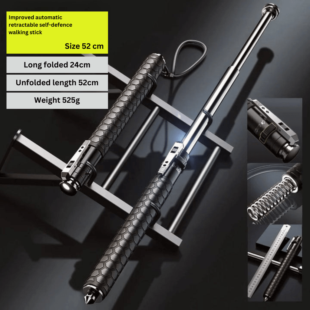 TrailGuard Adjustable Trekking Pole With Alloy Steel And Anti Slip Handle Lightweight | Temsk