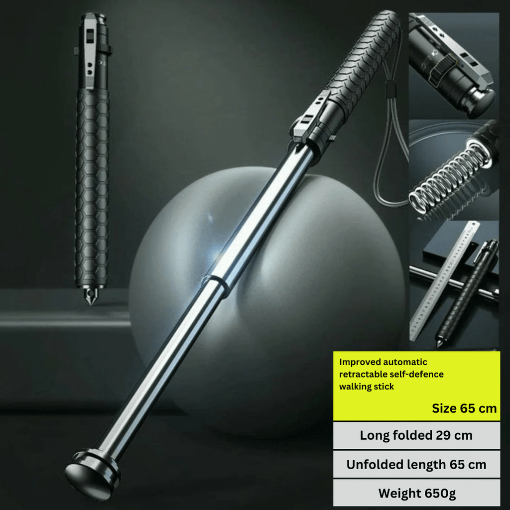 TrailGuard Adjustable Trekking Pole With Alloy Steel And Anti Slip Handle Lightweight | Temsk