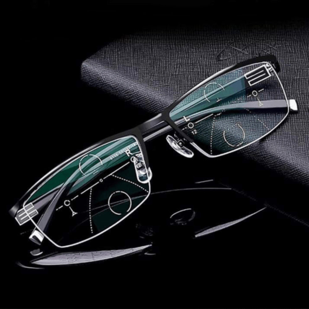 Blue Light Progressive Reading Glasses With Multifocal Lenses | Temsk