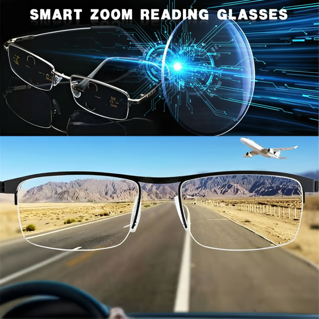 Lesebrille für alle Entfernungen mit klarem, progressivem Sehen | Temsk