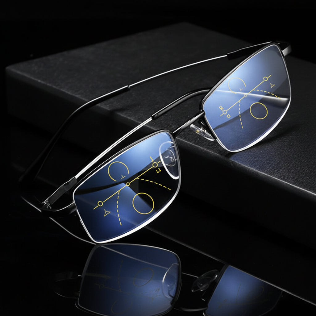 Lesebrille für alle Entfernungen mit klarem, progressivem Sehen | Temsk