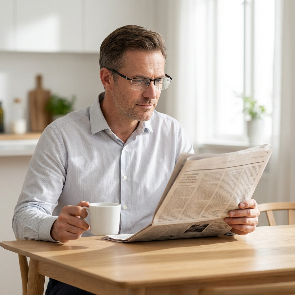 Lesebrille für alle Entfernungen mit klarem, progressivem Sehen | Temsk