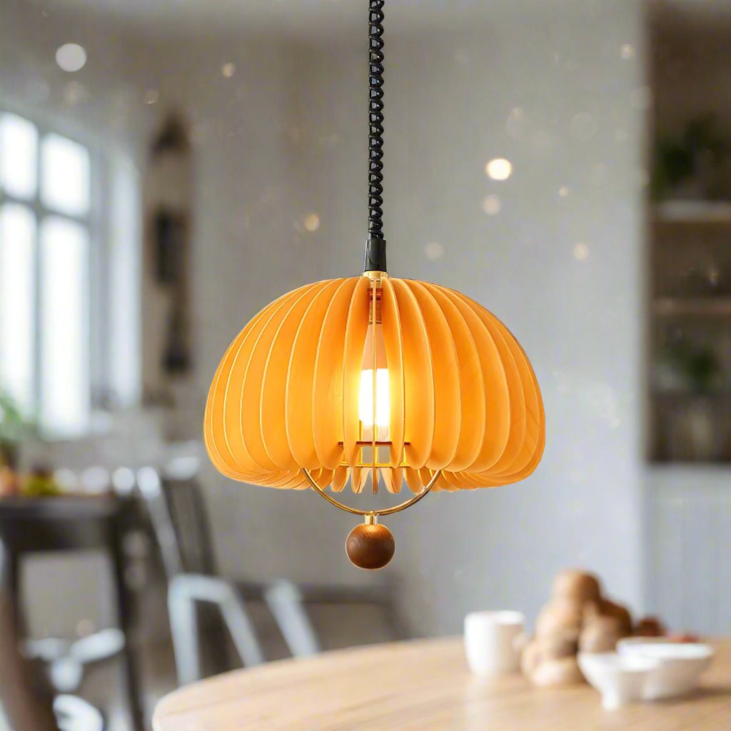 LyraGlow Adjustable Modern Pendant Light With Warm Glow | Snurv | Temsk