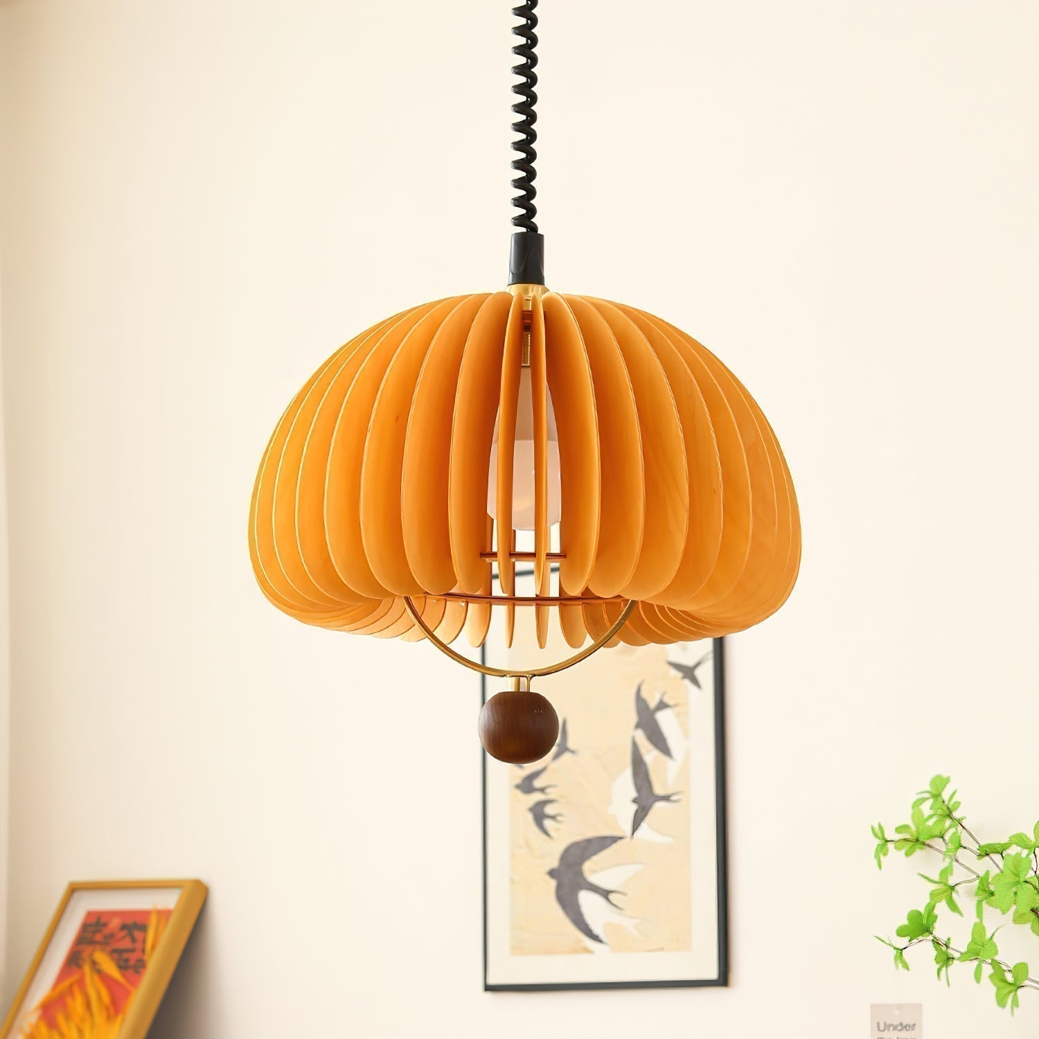LyraGlow Adjustable Modern Pendant Light With Warm Glow | Snurv | Temsk