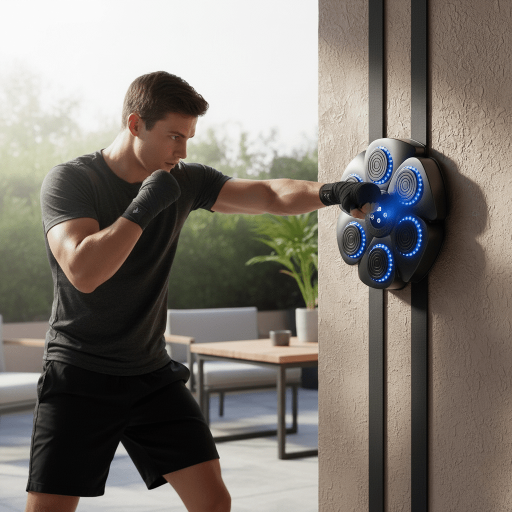 BeatPulse Pro Intelligent Boxing Machine With Bluetooth Music And RGB Lighting | Temsk