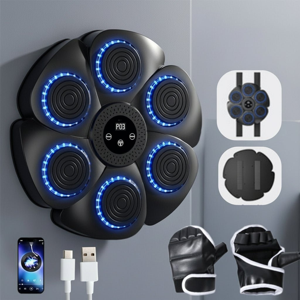BeatPulse Pro Intelligent Boxing Machine With Bluetooth Music And RGB Lighting | Temsk