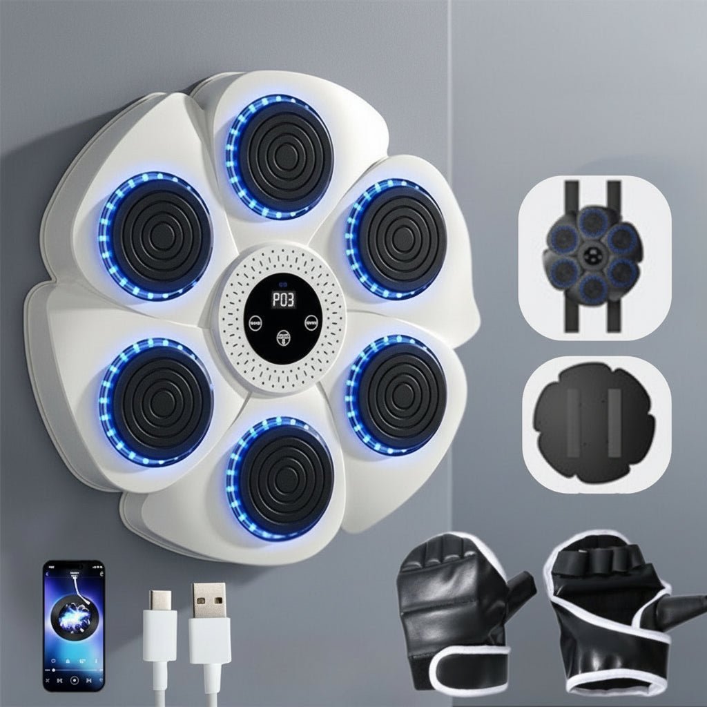 BeatPulse Pro Intelligent Boxing Machine With Bluetooth Music And RGB Lighting | Temsk