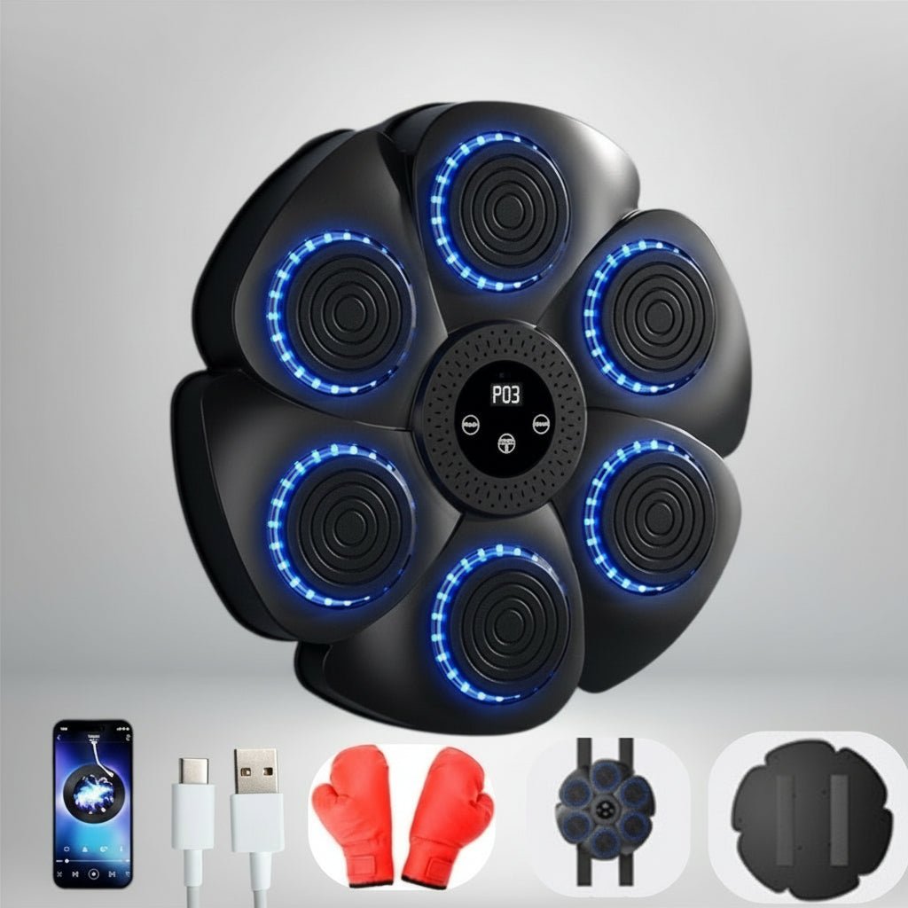 BeatPulse Pro Intelligent Boxing Machine With Bluetooth Music And RGB Lighting | Temsk