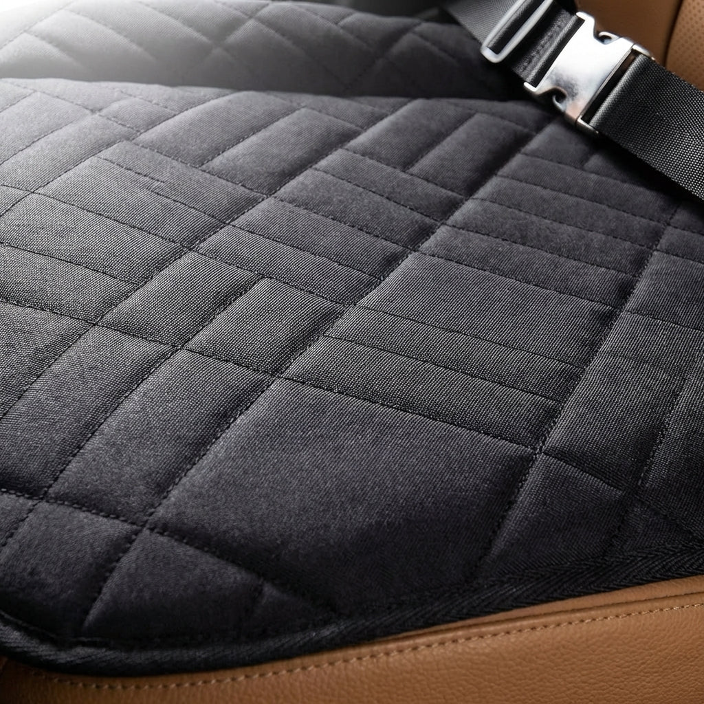 Quilted Car Seat Extender For Dogs, Waterproof With Hard Bottom And Side Panels | Temsk