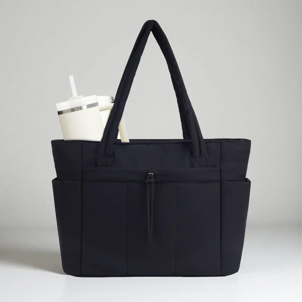 Alltags-Stepp-Tasche mit Laptopfach und Reise-Organizer | Temsk