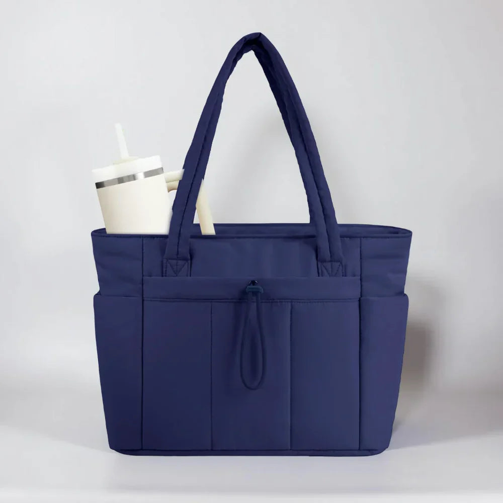 Alltags-Stepp-Tasche mit Laptopfach und Reise-Organizer | Temsk