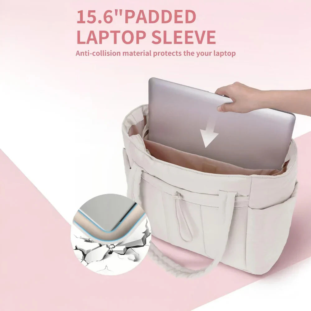Alltags-Stepp-Tasche mit Laptopfach und Reise-Organizer | Temsk
