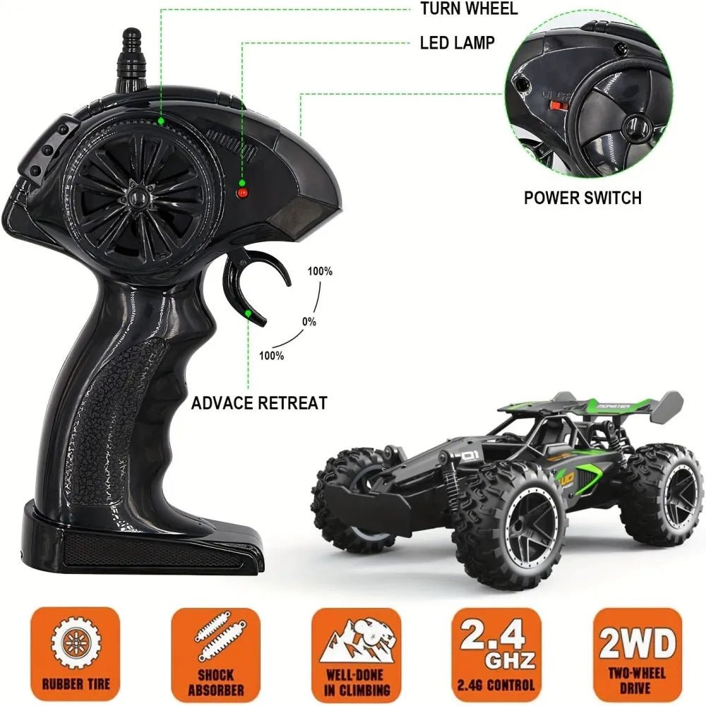 TerraMotion Electric 1:18 RC Truck With Strong Suspension And Tires | Temsk